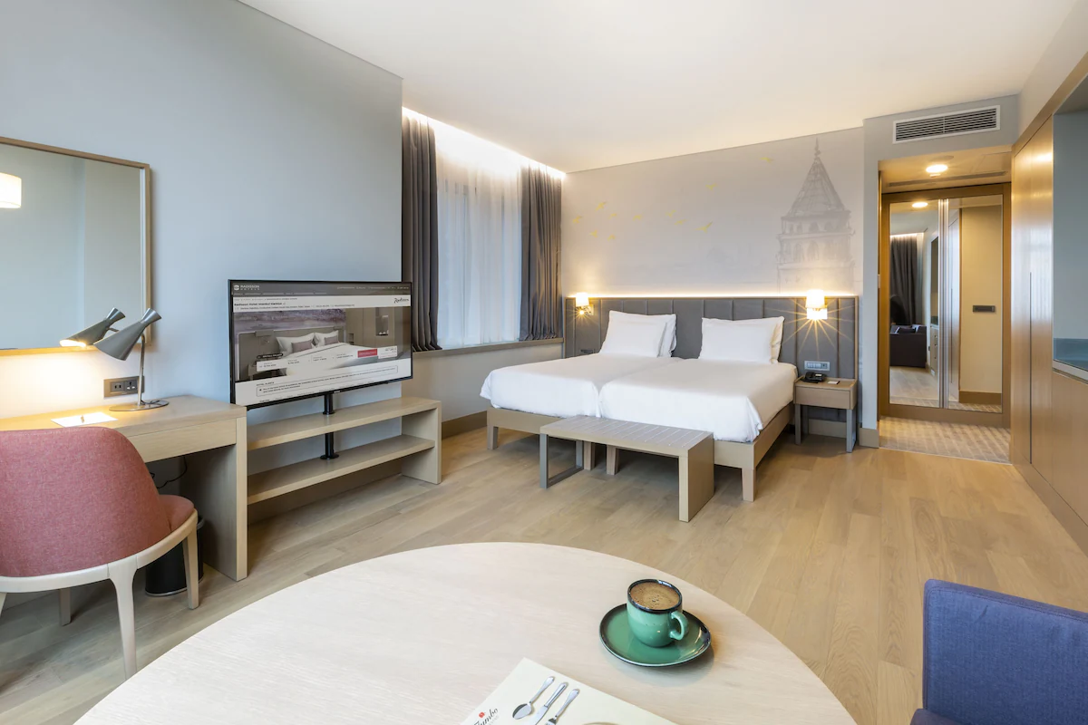 اتاق هتل رادیسون استانبول هاربیه